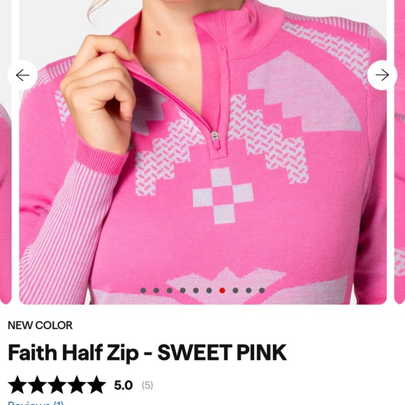 Kari Traa Women's Long Sleeve Top - Sweet Pink - Picture 4 of 7